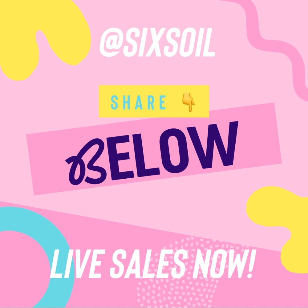 SIXSOIL IS LIVE !!  🌸🍦🩵 like to be notified 💕